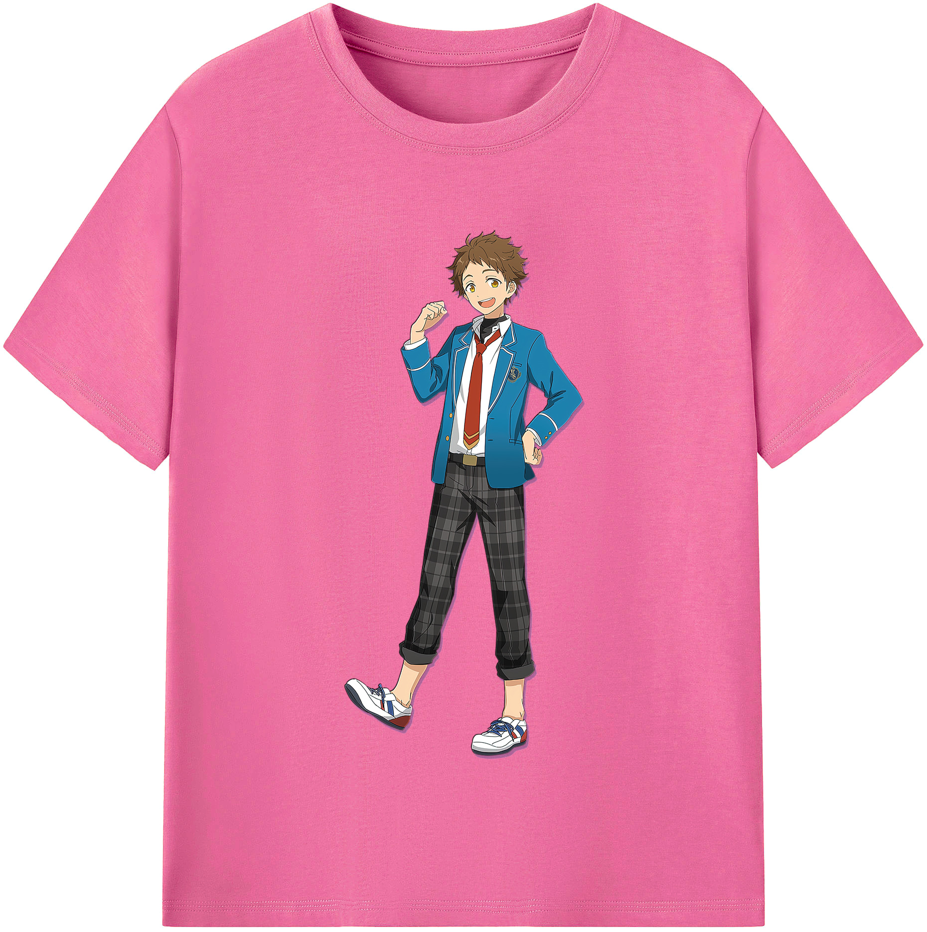 （画像用） あんさんぶるスターズ! Ensemble Stars レディースカジュアルプリントTシャツ（綿100％）
